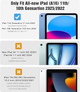 Surom Kids Case for iPad 11th/10th Gen with Screen Protector Green view 2