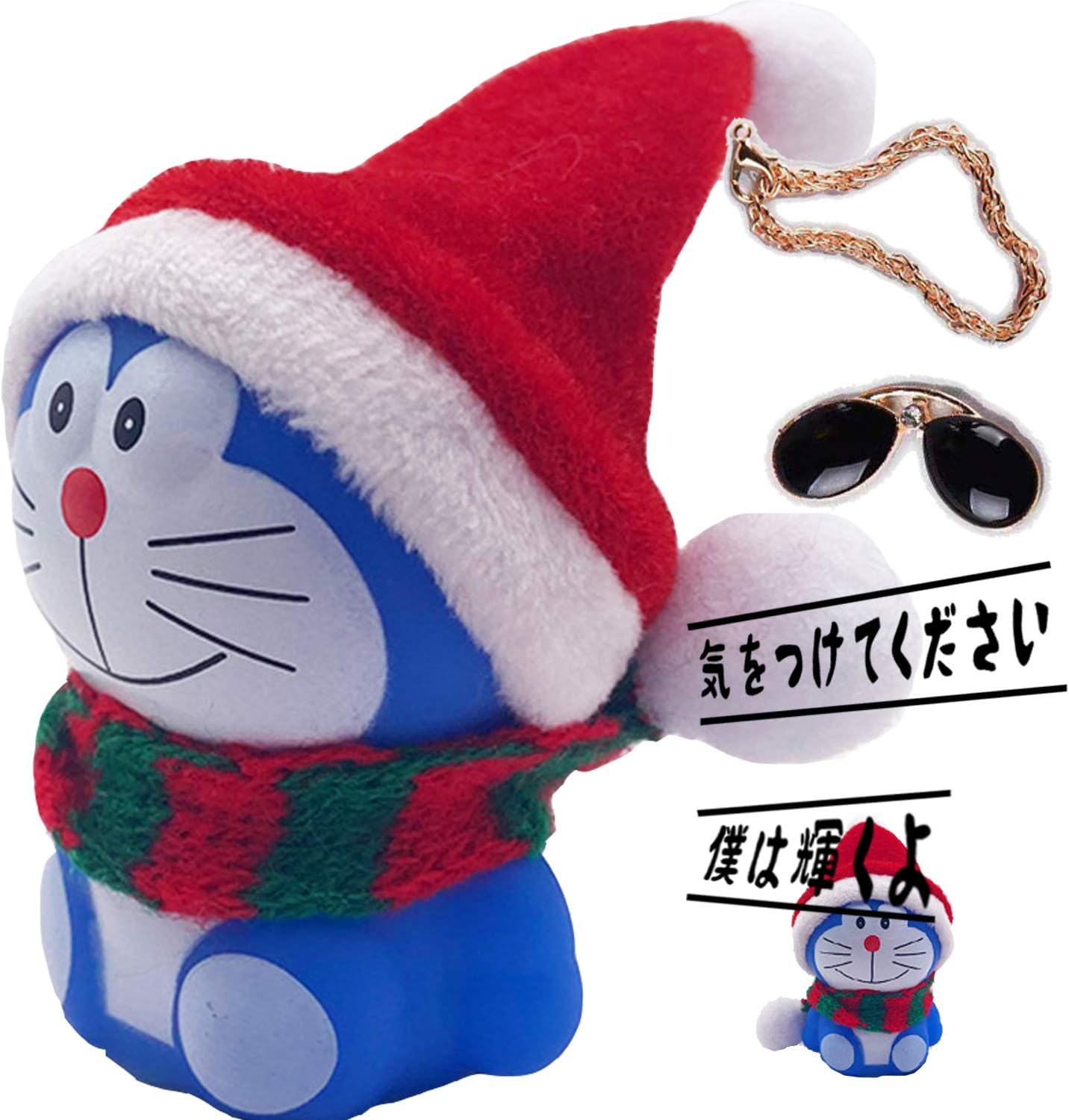 Amazon 自転車 ライト ドラエモン 自転車用ベル 自転車ヘッドライト 漫画 ネコ ヘッド ランプ 光沢のある ドラ 自転車ベル ハンドルバー 自転車 アクセサリー かわいい 小さな 青い 鳴ら 警報灯 子供 大人用 クリスマス 帽子 サンタクロース マフラー ドラエモン 紅緑