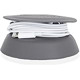 Budley - Tangle-Free Earphone / Earbud Case Compact Storage System, Silicone (Gray, Set of 1)