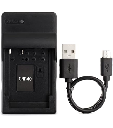 Amazon.com : USB Battery Charger for Casio Exilim EX-Z1080, EX