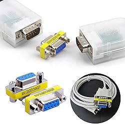 abcGoodefg 9 Pin RS-232 DB9 Female to Female Serial