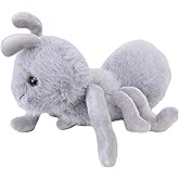 COSGOO Cute 9 Inch Stuffed Fuzzy Ant Animal Plush Toys Fluffy Ant Plushie Doll Gift for Kids and Lovers in Birthday, Thanksgiving Day, Christmas, Valentine's Day...- Grey