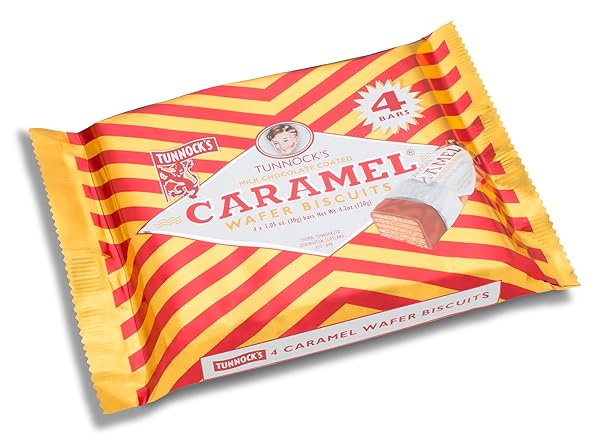 TUNNOCK’S CARAMEL WAFERS – MILK CHOCOLATE (PACK OF...