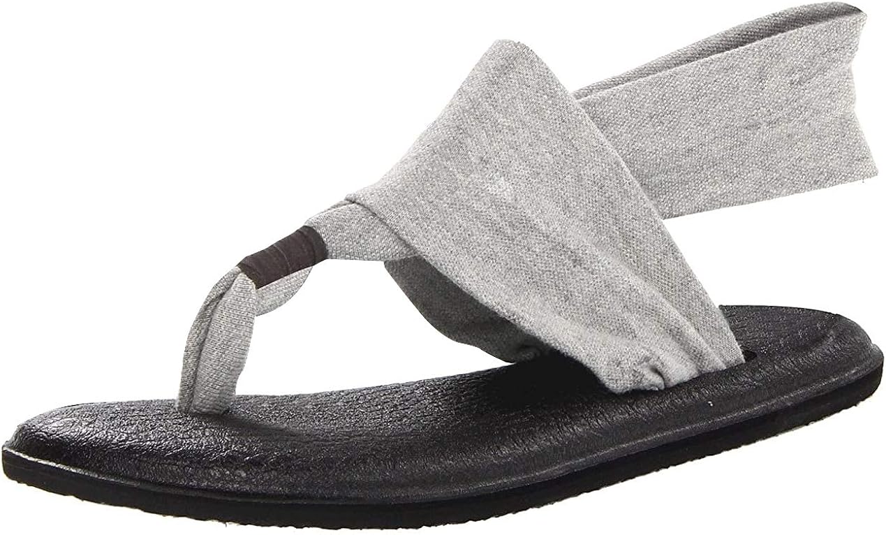 sanuk yoga sling grey
