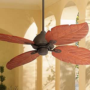 60 Oak Creek Tropical Outdoor Ceiling Fan Oil Rubbed Bronze