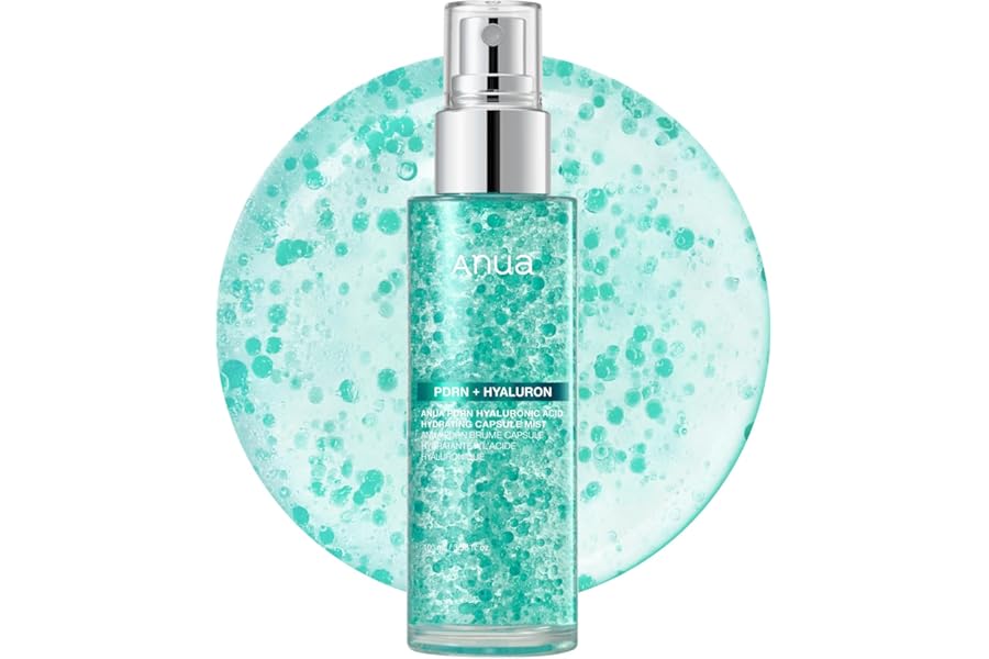 ANUA PDRN Collagen Glow Facial Serum Spray, Hydrating Face Mist, Hyaluronic Acid, dewy glass finish, All Skin Types, Instant Plumping Hydration, Firming Care, Korean Skincare, 3.38 fl oz
