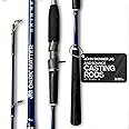 Dark Matter John Skinner Jig and Bounce Casting Rod - Fast Action John Skinner Fishing Rods for Saltwater Rod - Jigging Rods Fishing Gear, Baitcaster Rod, Fish Rod
