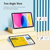 ProCase iPad Case A16 11th Gen 11 inch 2025 Skyblue Translucent Back view 4