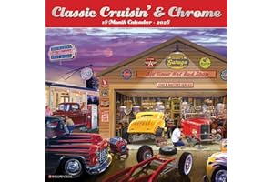 2026 Classic Cruisin' & Chrome (w/foil) 12 x 12 Wall