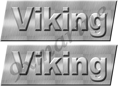 Amazon Com Two Viking Yacht Bridge Custom Decals Stickers 3 X10 Remastered Set Home Kitchen