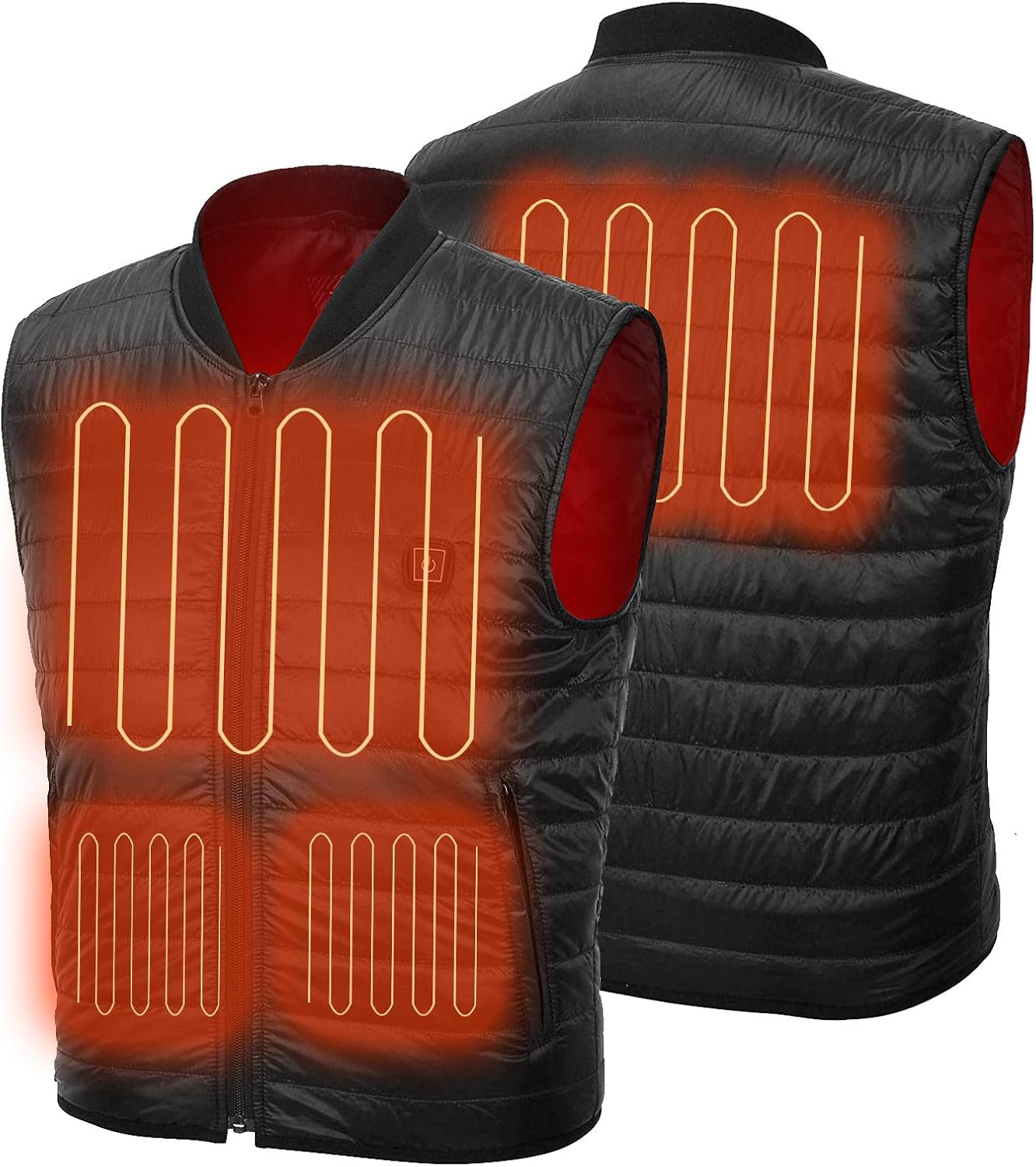 Heated Vest,Unisex Heated Jacket USB with 3 Heating Levels