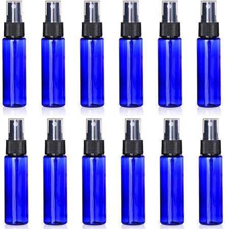 Amazon スプレーボトル 30ml 遮光 霧吹き容器 携帯用 メイク落とし 小分けボトル 液体詰替用ボトル 12個セット 青 Doying コスメ用詰替え容器 通販