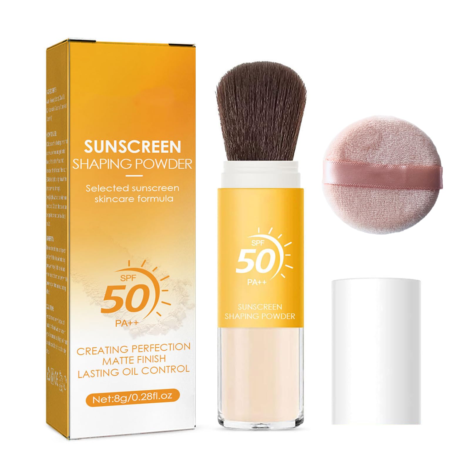 Asheyya Scalp SPF Powder, SPF 50 Powder Sunscreen for Face, Natural Matte Lasting Breathable, All Skin — image 1