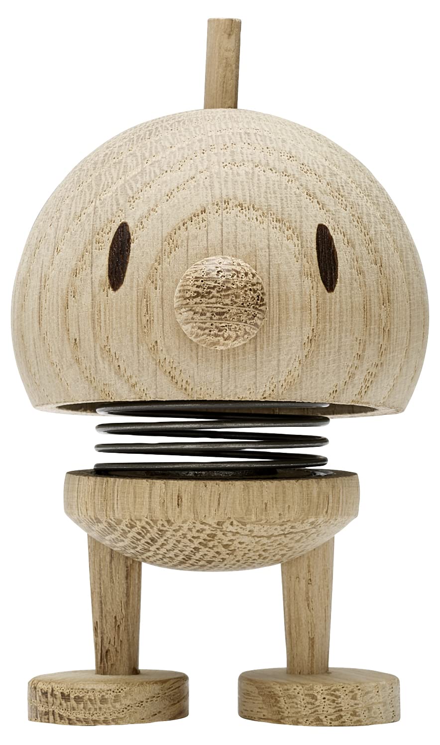 Hoptimist Bumble S Raw Oak - Shaking Figure, Scandinavian, Living Room, Office, Bathroom, Original Gift - Oak