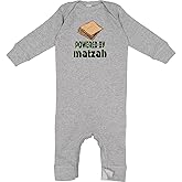 inktastic Funny Passover Powered By Matzah Baby Romper Coveralls