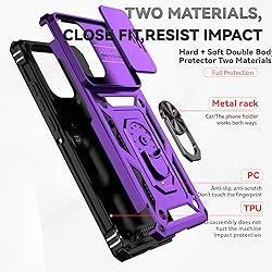 for Motorola Edge 2024 Case with Slide Camera Cover