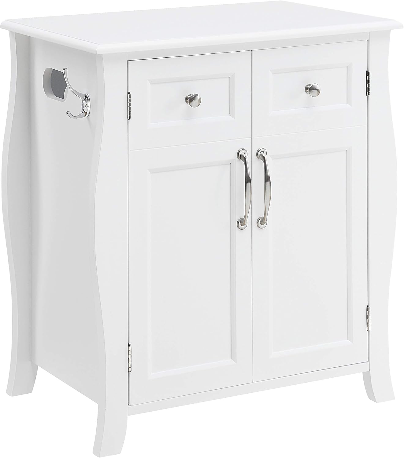 CPAP Nightstand by Seven Oaks (White) Office Products