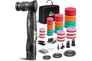 BATOCA S5 Cordless Mini Car Polisher Buffer Sander Dual Action Rotary Polishing Machine for Car Motorcycle Detailing Polish B