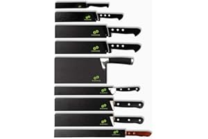 EVERPRIDE 9-Piece Knife Guard Set, Universal Blade Cover Sheaths for Chef and Kitchen Knives – Durable Knife Edge Guards Incl