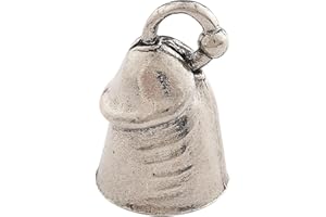 Guardian Bell Prince Albert Bell Good Luck Bell w/Keyring & Black Velvet Gift Bag | Motorcycle Bell | Lead-Free Pewter | Good Luck Gift to Friends & Family | Bike Bell | Made in USA