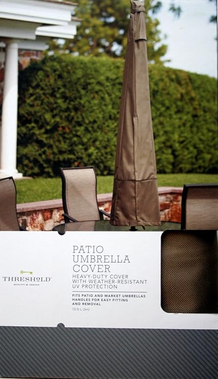 Amazon Com Threshold Umbrella Cover Patio Umbrella Covers