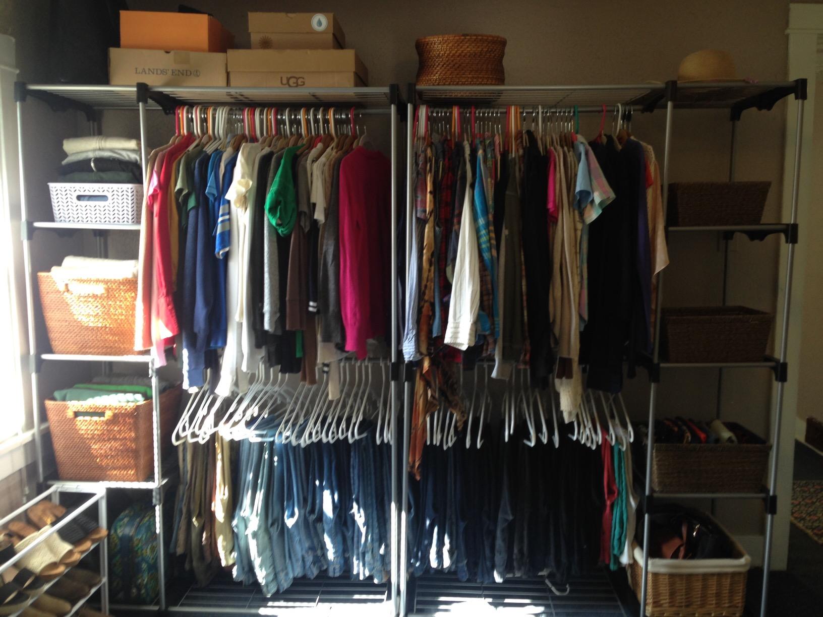 13/mo Finance Whitmor Double Rod Freestanding Closet Heavy Duty