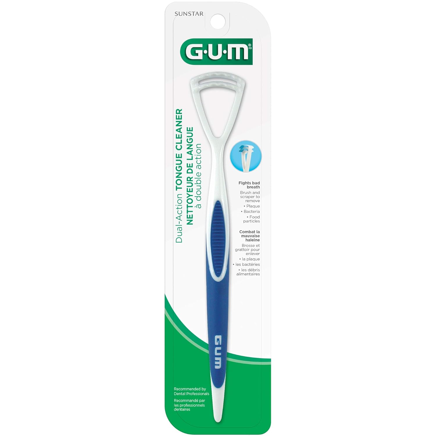 Sunstar 760RB GUM Dual Action Tongue Cleaner, Assorted Colors Amazon