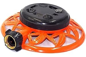 2WAYZ Garden Sprinklers, Small Yard Water Sprinkler, Heavy Duty with Metal Base, Outdoor, Circular Lawn Sprinkler Kit