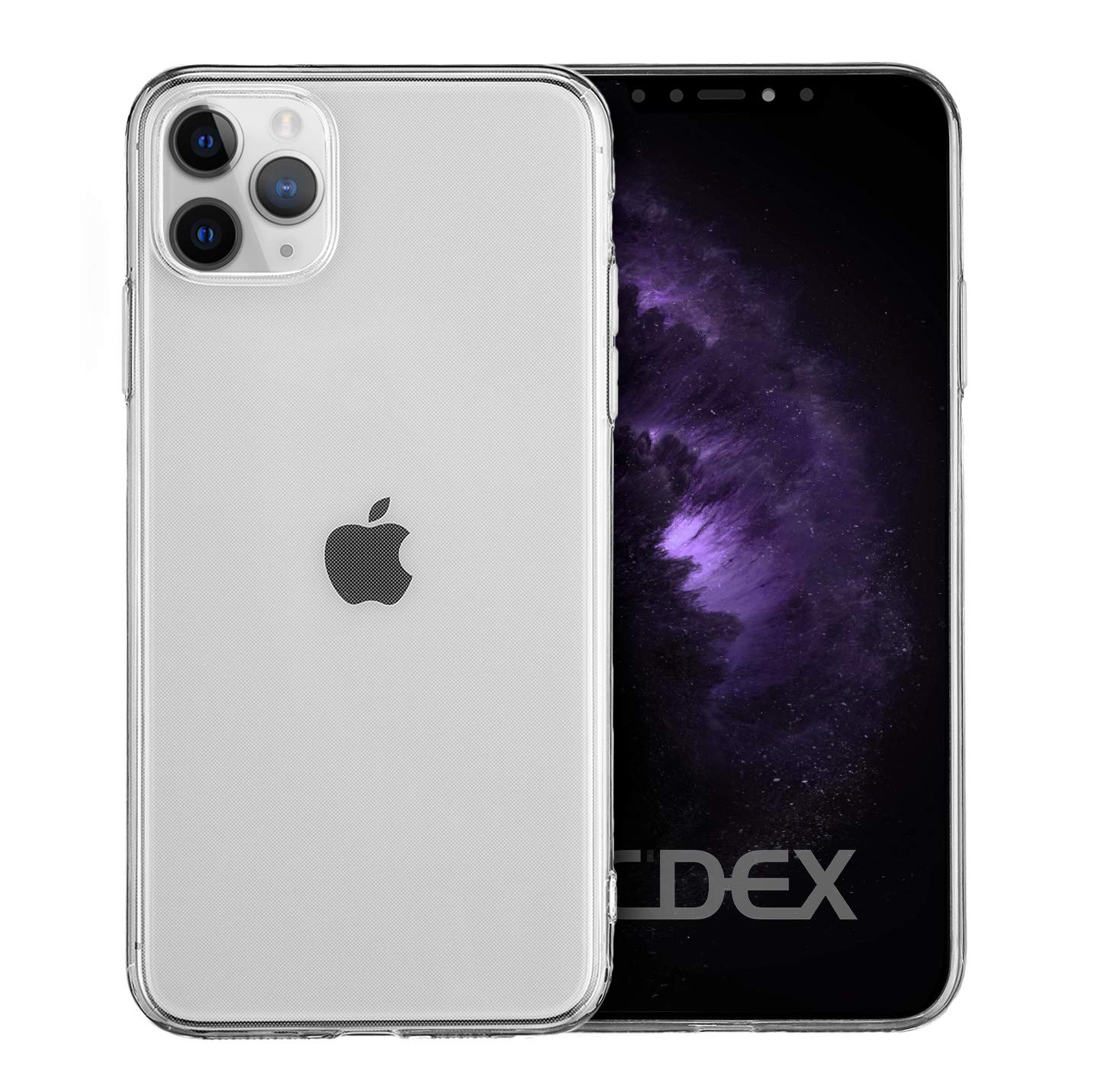 doupi UltraSlim AllClear Case for iPhone 11 Pro (5.8 inch), Ultra Thin Feather Light TPU Silicon Skin Protective Cover, Complete Transparent