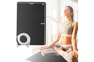 LAXVAPIU Grounding Mat Earth Pad Grounded Feet Mat 23.6x35.4 Inch Grounding Mat for Desk Floor with Cord Better Sleep,Balance