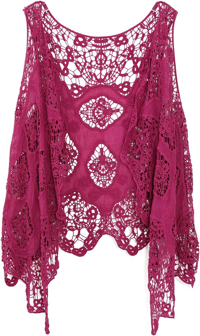 Open Stitch Cardigan Boho Hippie Crochet Vest