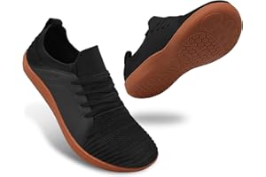 relxfeet Men's Barefoot Shoes Minimalist Cross-Trainer Shoes Wide Toe Walking Shoes Zero Drop Sole Trail Running Sneakers