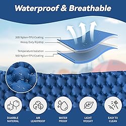 HiiPeak Inflatable Double Camping Mat with Foot