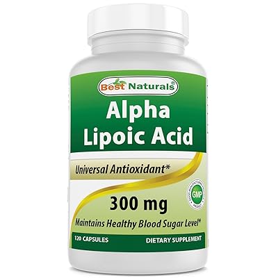 En İyi Naturals Alfa Lipoik Asit 300 mg 120 Kapsül
