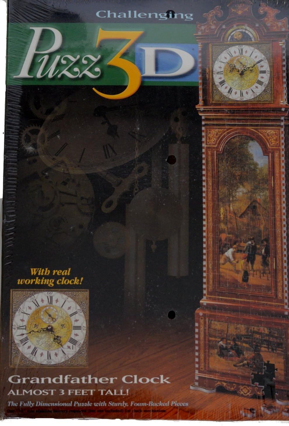 3d grandfather clock puzzle