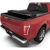 OEDRO Soft Quad Fold Tonneau Cover Truck Bed Covers Compatible with 2015-2025 Ford F-150 F150, Styleside 6.5ft Bed