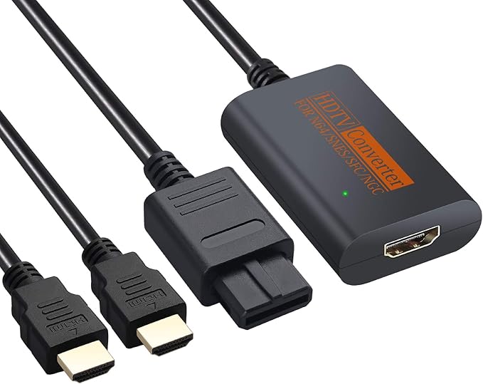 LiNKFOR HDMI Cable for SNES/N64/NGC, N64 / GC to HDMI Converter Adapter