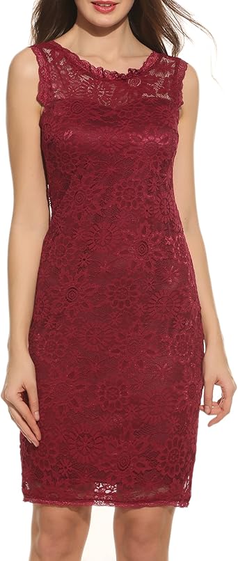 amazon red lace dress