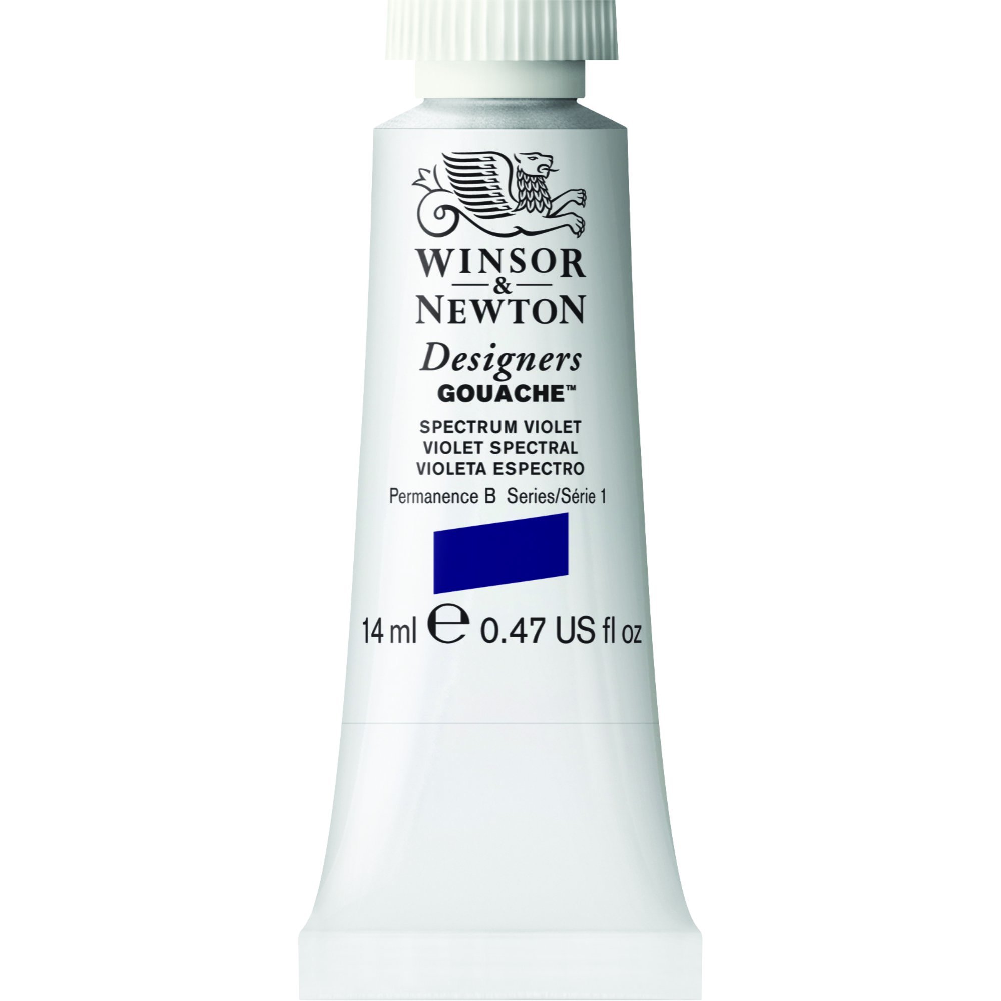 Winsor & Newton Designers Gouache, Spectrum Violet, 14 ml Tube