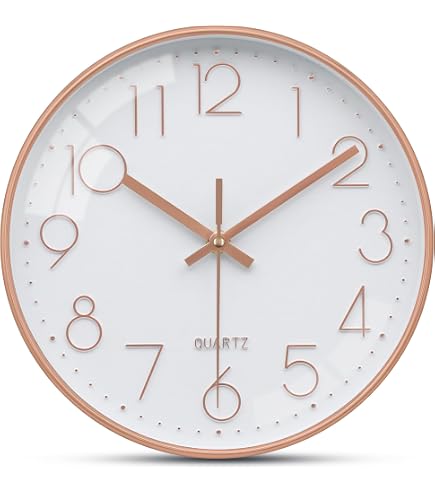 Horloge Murale Bois Rustique 38,1 Cm - Mouvement Quartz Silencieux - Décoration Intérieur Cuisine Salon - 8