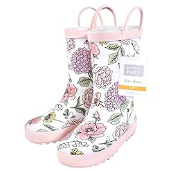 Hudson Baby Kids Rain Boots, Vintage Blossom, 6 US