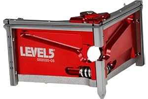 LEVEL5 4 Inch Corner Finisher/Angle Head | Professionally Finish Corner Joints | for Drywall Sheetrock Gyprock and Wallboard 