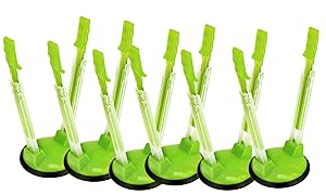 Baggy Rack - (6 Pack) Sandwich Bag Racks, Clip Food Storage Bags Onto Holder, Best Opener for Freezer & Storage Baggie - Ideal Plastic Kitchen, No Hassle Cooking Gadget Solutions For a Clean Pour