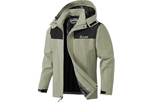 BOWOXO Mens Lightweight Waterproof Hooded Rain Jackets Casual Fall Spring Big and Tall Jacket Raincoat Windbreaker Outdoor Gear
