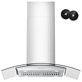 FIREGAS Island Range Hood 36 inch, 700 CFM Ceiling