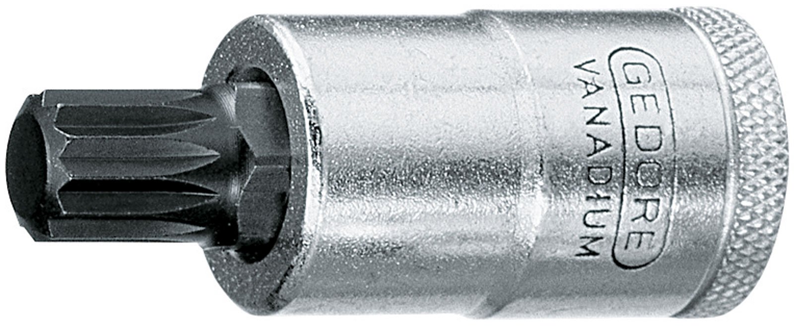 Gedore 2950952 INX 19 18 Screwdriver Bit 1/2 Inch XZN Multi-Tooth M18