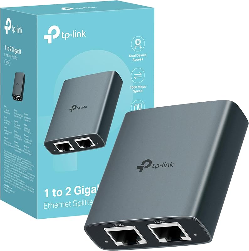 EH210 - Switch ethernet, gigabit 1 a 2 Puertos RJ45, Plug & Play
