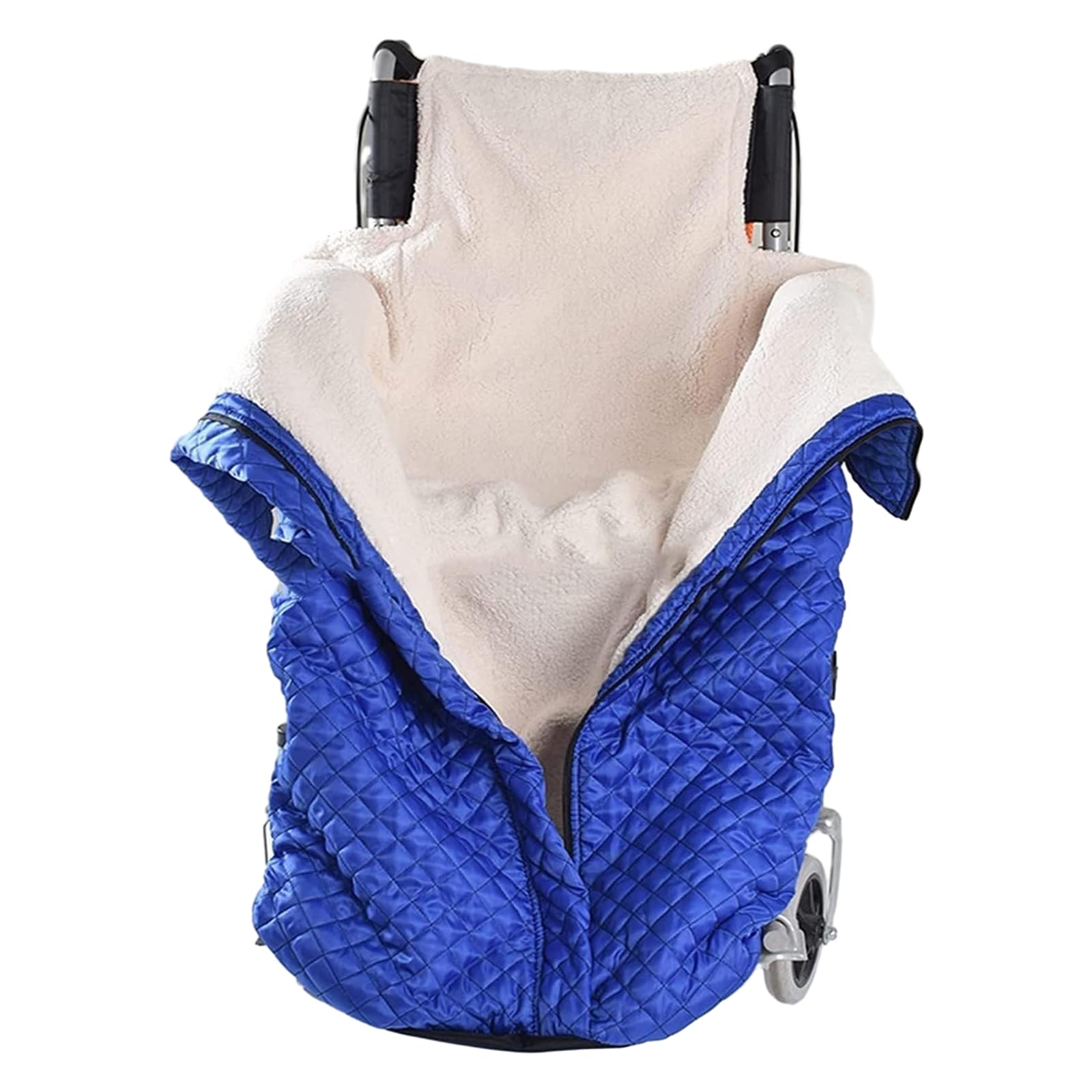 Windproof Heat Wheelchair Blanket Leg Blanket, Winter Wheelchairs Slip Bag Foot Bag Adults, Thickened Plush Knee Blanket for Wheelchair Users, Universal Fit Wheelchair Blanket for Blanket Drivers
