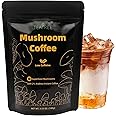TEATREE Mushroom Coffee (3.53 oz / 100g), 10 Superfood Mushrooms Extract Powder Supplement Blend Instant Coffee for Energy, Focus, and Immune Support, Coffee Substitute Low Caffeine