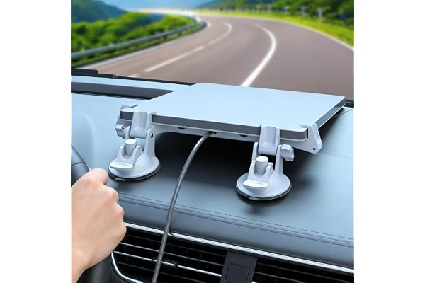 Linkoostar for Starlink Mini Mount for Dashboard, for Starlink Mini Car Suction Cup Mount for Dashboard & Windshield Suitable